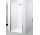 Door shower for recess installation Novellini Young 2.0 1B 70, 1 hinged, zakres regulacji 68-72 cm, white profile mat, transparent glass