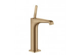 Washbasin faucet single lever Axor Citterio E standing, without waste - brushed bronze