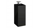 Washbasin freestanding Laufen Kartell by Laufen, 43,5x37,5cm, ukryty drain, without overflow, without tap hole, black shine