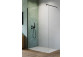 Door sliding walk-in Radaway Furo Black, right, with wall, 90x200cm, glass transparent, profil black