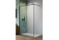 Door sliding walk-in Radaway Furo Black, right, with wall, 90x200cm, glass transparent, profil black