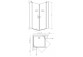 Shower cabin Radaway Modo X I 120, przejrzysta, 1180x2000mm