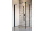Door shower Radaway Nes Black KDS I 120, left, 1200x2000mm, black profil