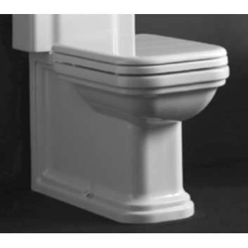 Close-coupled wc WC Kerasan Waldorf, 68x40cm, white
