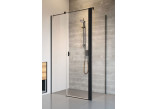 Door shower Radaway Nes 8 Black KDS II 100, left, 1000x2000mm, profil black