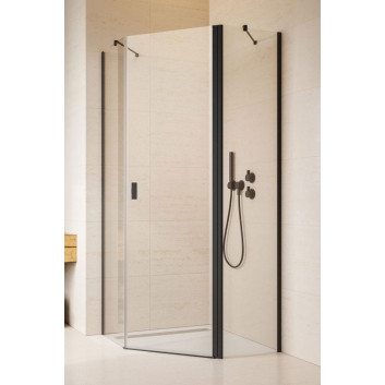 Door shower Radaway Nes Black KDS II 120, right, 1200x2000mm, profil black