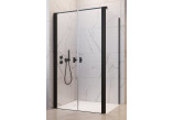 Door shower Radaway Nes Black DWD+S 90, two-piece, 900x2000mm, glass transparent, profil black