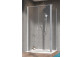 Door shower Radaway Nes KDS II 120, left, 1200x2000mm, silver profil