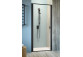 Front for shower cabin Radaway Nes 8 Black KDS I 140, door left, glass transparent, 1400x2000mm, black profil