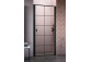 Front for shower cabin Radaway Nes 8 Black KDS I 140, door left, glass transparent, 1400x2000mm, black profil