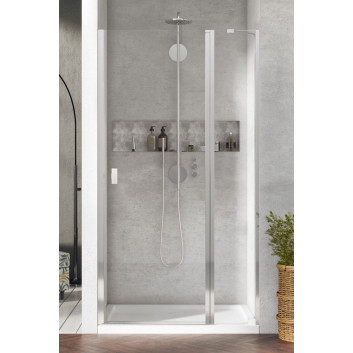 Door shower Radaway Nes KDS II 120, left, 1200x2000mm, silver profil