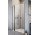 Door shower for recess installation Radaway Nes 8 Black DWJS 130, left, 1300x2000mm, glass transparent, profil black