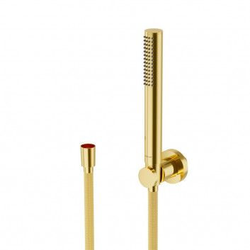 Bath tap Excellent Pi, wall mounted, 2 wyjścia wody, spout 158mm, gold