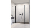 Door shower for recess installation Radaway Nes Black DWD II 1030, saloon type, glass transparent, profil black