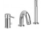 Single lever mixer on the bath Paffoni Stick 3-hole, chrome- sanitbuy.pl