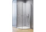 Quadrant shower enclosure Radaway Eos PDD I, 90x90cm, glass transparent, profil chrome