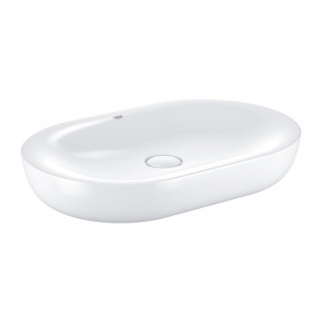 Countertop washbasin Grohe Essence, 60x40cm, without overflow, PureGuard, alpine white