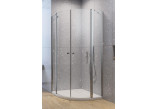 Quadrant shower enclosure Radaway Eos PDD I, 80x80cm, glass transparent, profil chrome