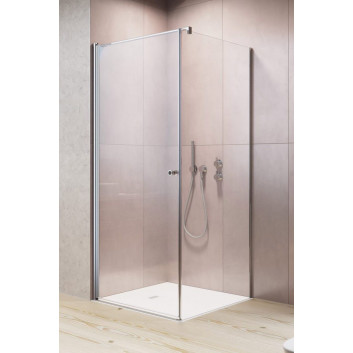 Quadrant shower enclosure Radaway Eos PDD I, part right, 100cm, glass transparent, profil chrome