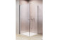 Quadrant shower enclosure Radaway Eos PDD I, part right, 100cm, glass transparent, profil chrome