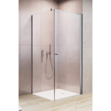 Quadrant shower enclosure Radaway Eos PDD I, part right, 100cm, glass transparent, profil chrome