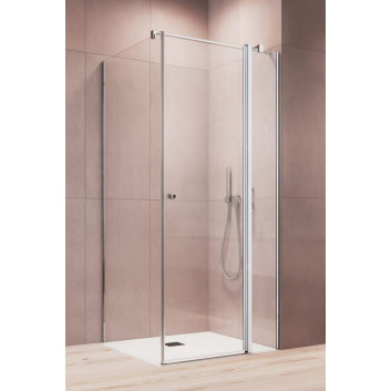 Shower cabin Radaway Eos KDJ I, right, 100x100cm, glass transparent, profil chrome