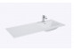 Ceramic washbasin Elita Skappa, 120 cm, with tap hole, white