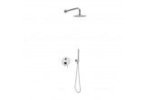Set prysznicowo-wannowy Excellent Pi, concealed, 2 wyjścia wody, overhead shower 200mm, chrome