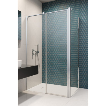 Door cabins prysznicowej Radaway Eos KDJ II, left, 120cm, glass transparent, profil chrome