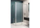 Door cabins prysznicowej Radaway Eos KDJ II, left, 120cm, glass transparent, profil chrome