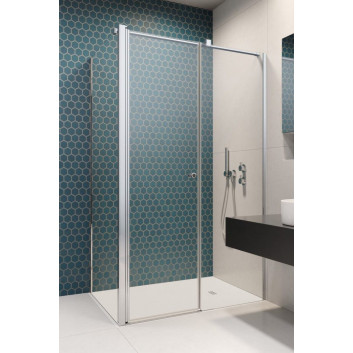 Door cabins prysznicowej Radaway Eos KDJ II, left, 120cm, glass transparent, profil chrome