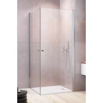 Cabins shower Radaway Eos KDJ B, right, 90x90cm, glass transparent, profil chrome
