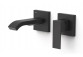 Washbasin faucet Tres Caudro Exclusive, concealed, spout 240mm, black mat