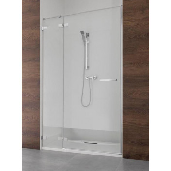 Door shower for recess installation Radaway Arta QL DWS, right, on special order, 700-1500mm, glass transparent, profil chrome