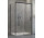 Front for shower cabin Radaway Idea Black KDS 150, door right, glass transparent, 1500x2005mm, profil black