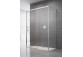 Front for shower cabin Radaway Idea Black KDS 160, door right, glass transparent, 1600x2005mm, profil black