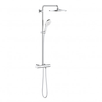 Shower system Grohe Rainshower SmartActive 310, wall mounted, mixer thermostatic, 2 wyjścia wody, chrome