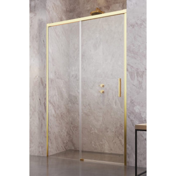 Door shower for recess installation Radaway Euphoria DWJ, left, 130cm, glass transparent, profil chrome