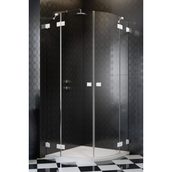 Door shower for recess installation Radaway Espera Pro DWJ 160, right, 1600x2000mm, ciche domykanie, profil chrome