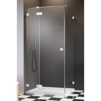 Part right cabins Radaway Essenza Pro Black PDD, 1000x2000mm, glass transparent, gold profil