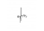 Mixer shower Gessi Anello, concealed, 3-hole, 2 wyjścia wody, Shower set, warm bronze brushed PVD