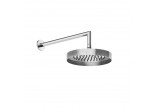 Overhead shower Gessi Anello, round, 218mm, regulowana, with arm ściennym 343mm, chrome