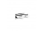 Thermostatic mixer shower Gessi Anello, concealed, 2 wyjścia wody, warm bronze brushed PVD