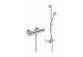Mixer shower Oras Nova, thermostatic, wall mounted, with shower set, chrome