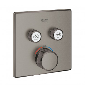 Mixer thermostatic Grohe Grohtherm SmartControl 2-receivers wody - brushed warm sunset