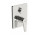 Mixer bath and shower Oras Saga, concealed, with switch, component wall mounted, chrome