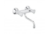 Kitchen faucet GROHE Eurostyle Cosmopolitan 1/2" wall mounted, dł. 273 mm, chrome, single lever
