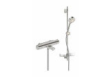 Thermostatic mixer bath and shower Oras Nova, wall mounted, with shower set with handset 3-funkcyjną, chrome