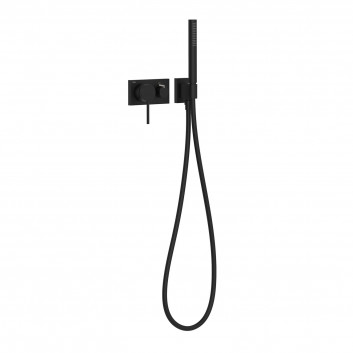 Mixer shower Tres 3V, concealed, 3 wyjścia wody, with shower set, black mat