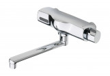 Touchless washbasin faucet Oras Electra, wall mounted, spout 200mm, 6 V, chrome